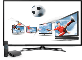 footbal-match on tv